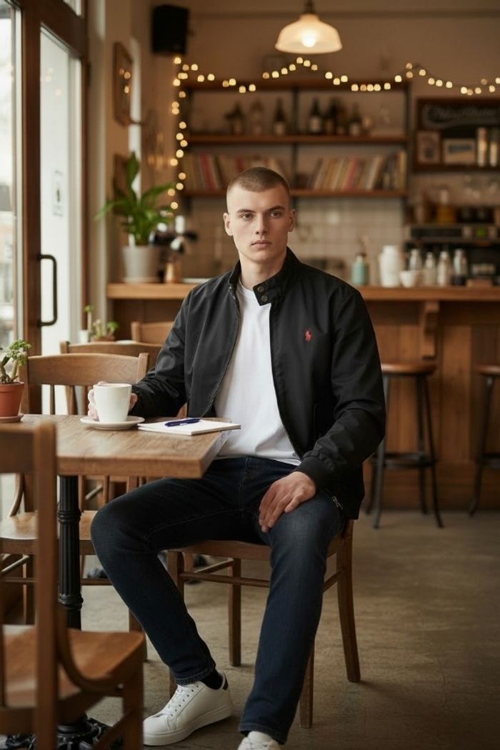 Veste Polo Ralph Lauren Homme Taille M – Noir – Zip – Neuve - photo numéro 10