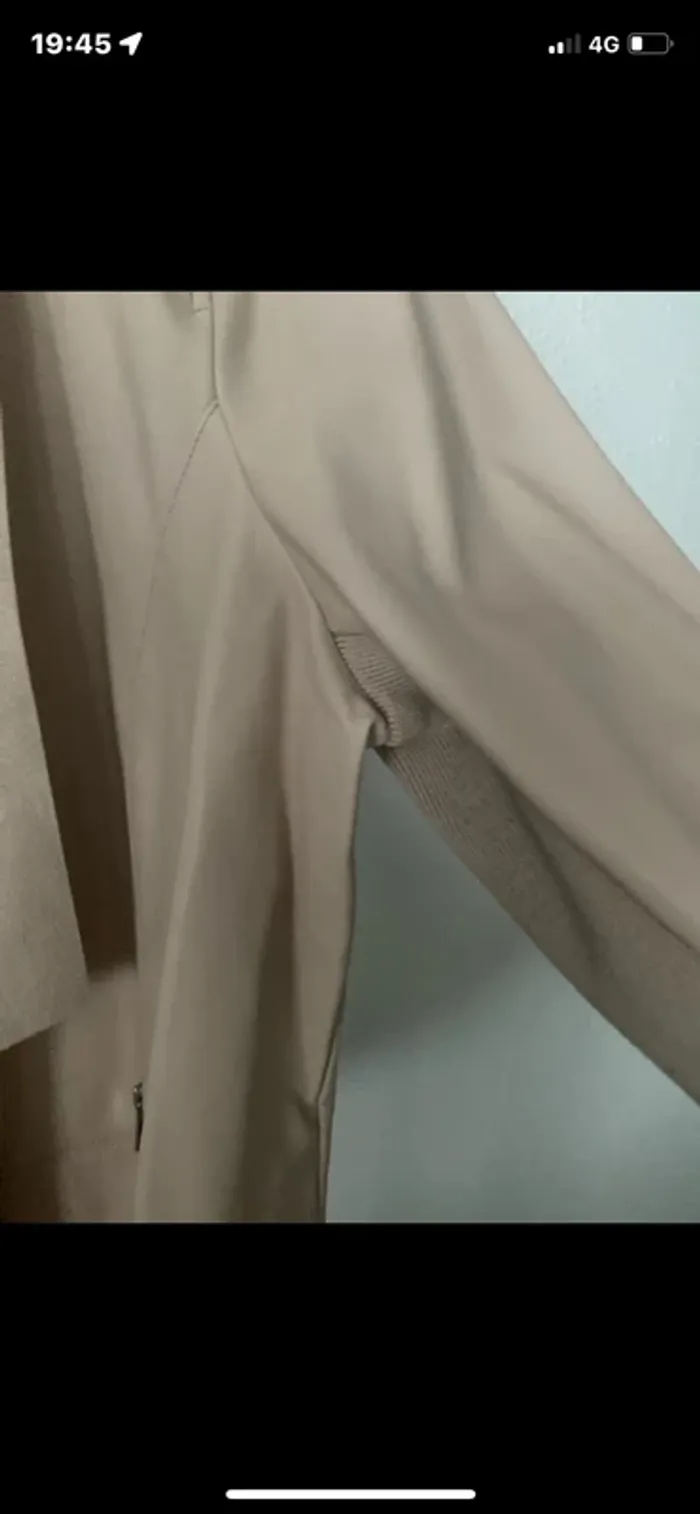 veste courte asymétrique beige M&s Mode 48 - photo numéro 4