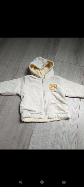 Gilet zippé 1 mois