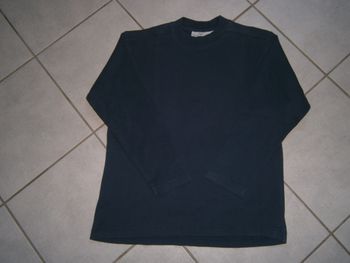 Tee-shirt ML bleu marine 14 ans