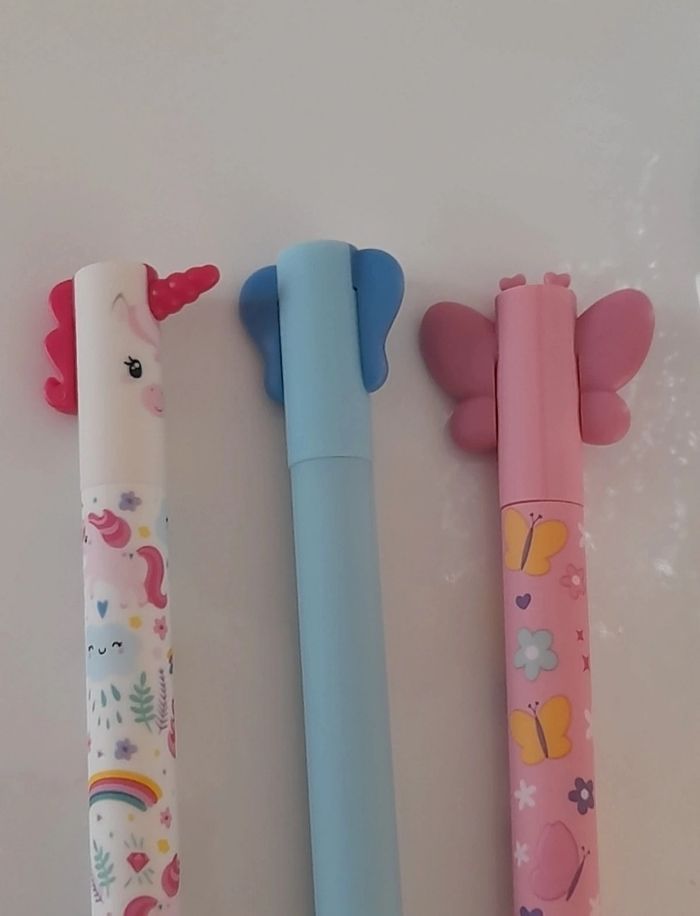 Stylos Legami Licorne Éléphant Papillon - photo numéro 5
