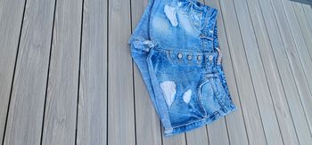 Short jean troué Bershka taille 38
