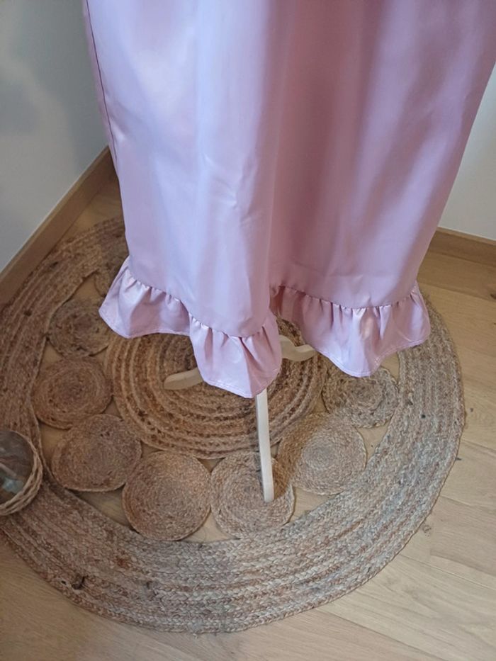 Robe rose satinée chic Reserved YFL taille M 38 - photo numéro 5