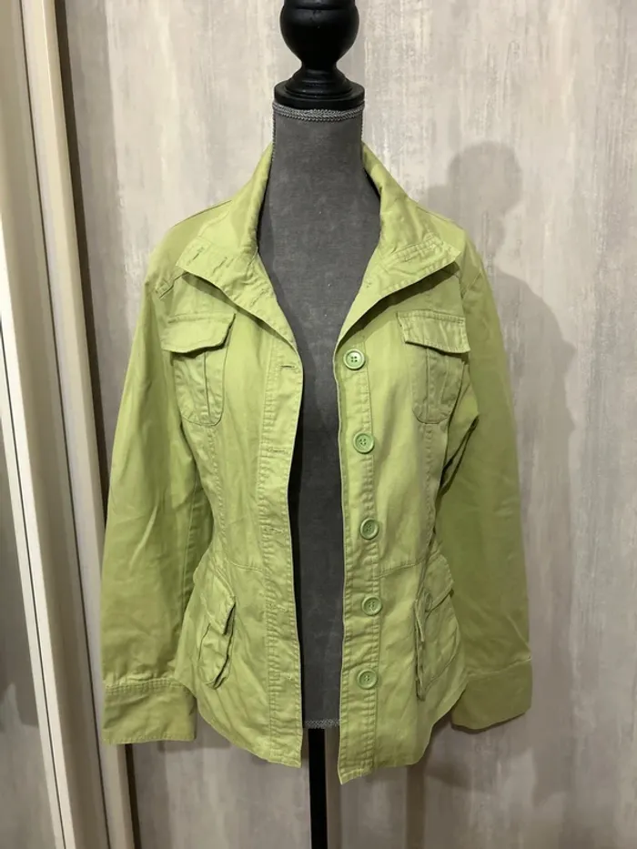 Veste verte anis