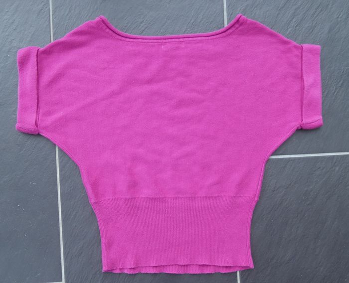 Joli pull manches courtes fille 6 ans (116 cm) - photo numéro 2