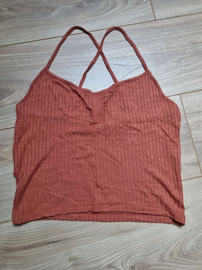 débardeur rose promod taille S