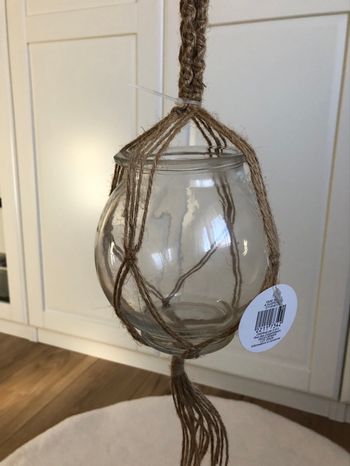 Vase boule à suspendre - Neuf