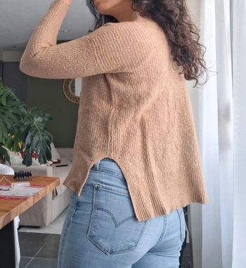 Pull camel mérinos et alpaga