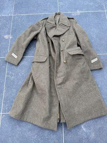 Manteau militaire belge vintage