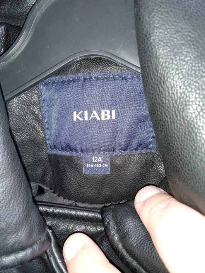 Veste en cuir fille taille 12 ans - photo numéro 3