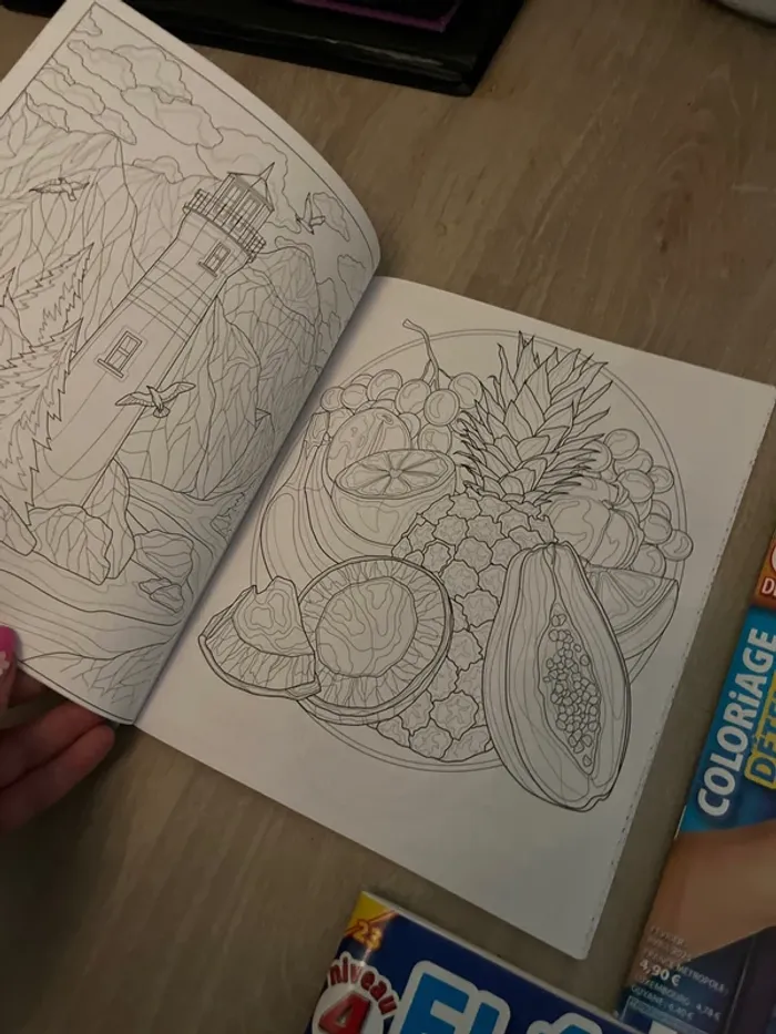 Lot 3 magazines de jeux / mots fléchées & coloriage détente - photo numéro 4