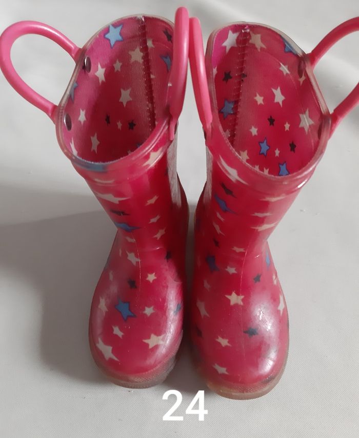 bottes de pluie fille - 24 - étoiles