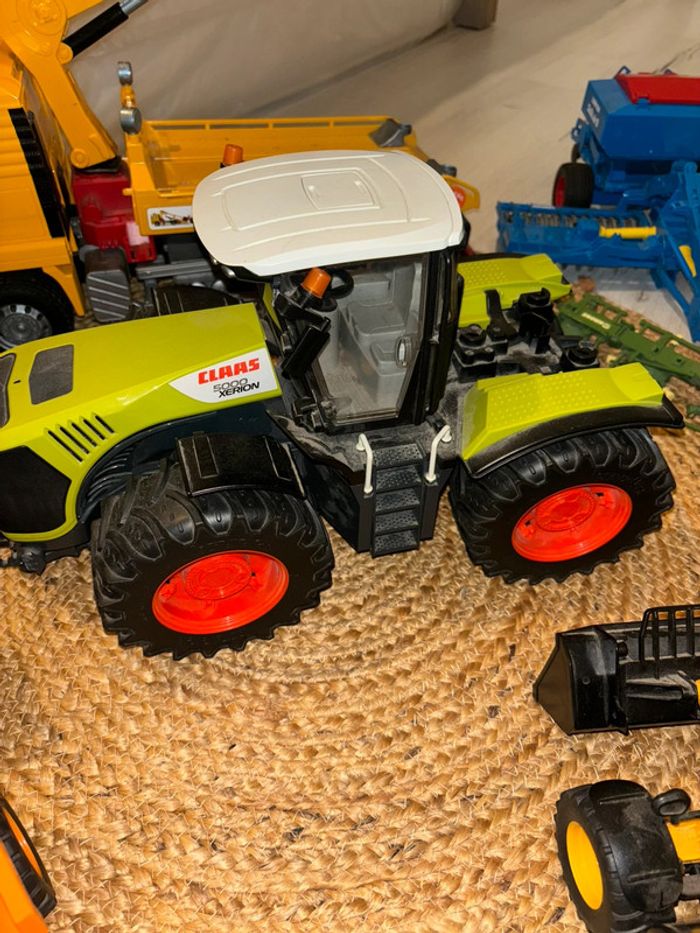 Jouet bruder tracteur remorque camion fendt ausa manitou claas semoir endaineur krone - photo numéro 14