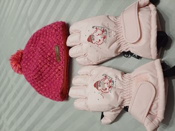 gants et bonnet pour filles taille 5 ans
