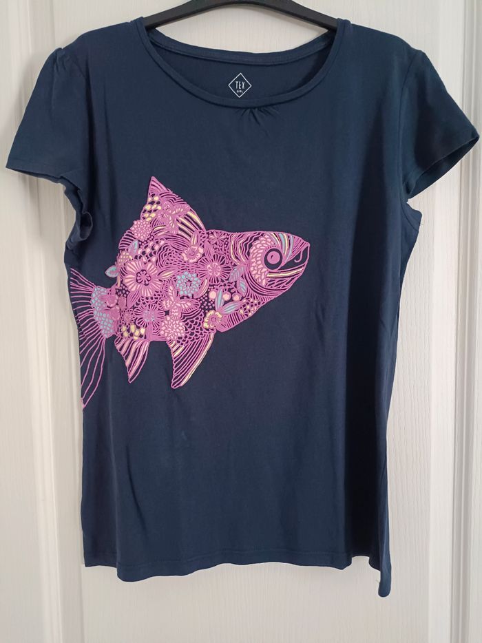 Lot de 2 tee-shirts fille en 14-16 ans 158-164 cm - photo numéro 2