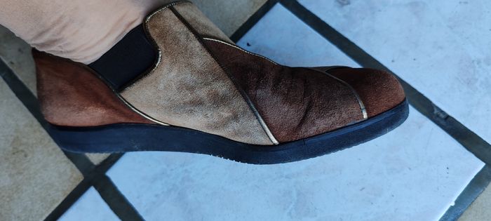 Moccasins fantaisies femme entièrement cuir - photo numéro 3
