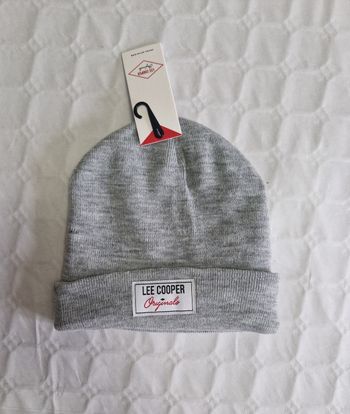 Bonnet gris , homme , Lee Cooper , avec étiquette