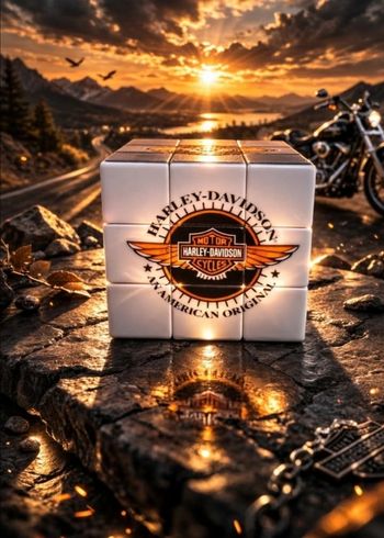 Rubik's cube harley davidson