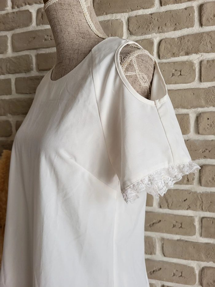 Blouse à épaules dénudées et dentelle Freesia - photo numéro 8