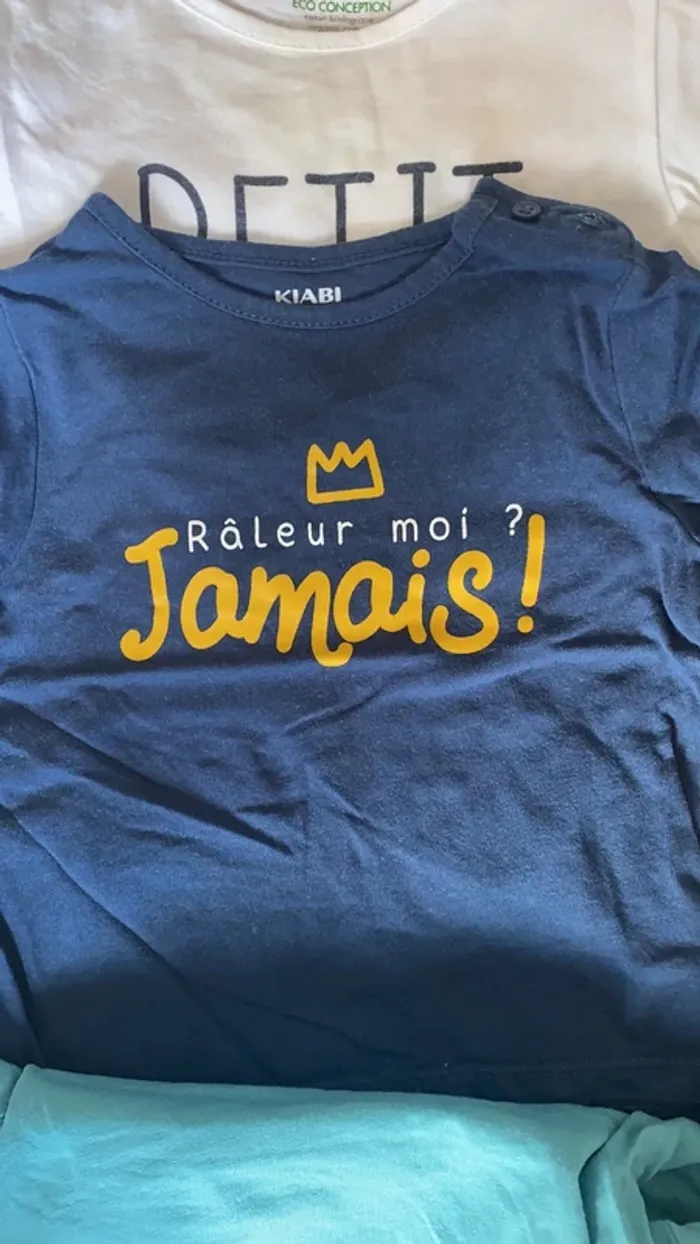 Lot de 7 t shirt en anches longues - photo numéro 3