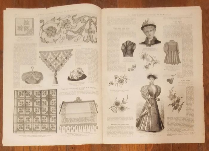Journal la mode illustrée supplément 14 avril 1895 N°15 vintage - photo numéro 3