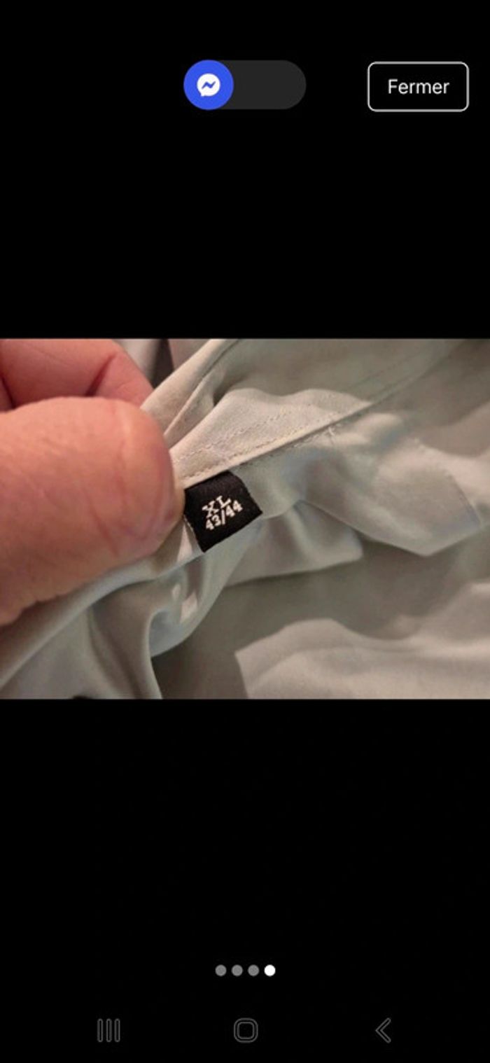 Chemise homme manches longues gris XL - photo numéro 4