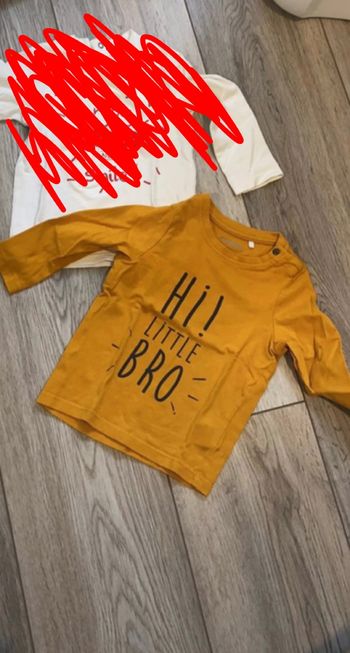 T-shirt moutarde garçon