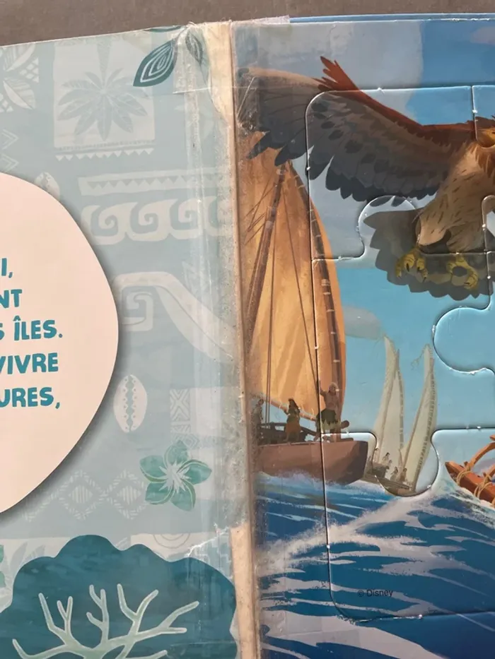 Livre puzzle vaiana - photo numéro 9
