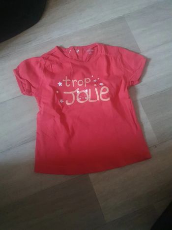 T shirt 12 mois 74 cm