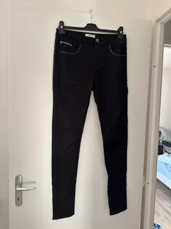 Pantalon en tissu taille regular Morgan