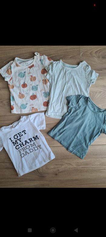 Lot 4 t-shirt 18m
