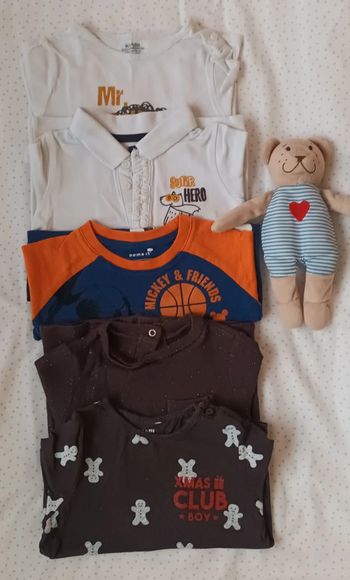 Lot de 5 t-shirt 12 mois de kiabi