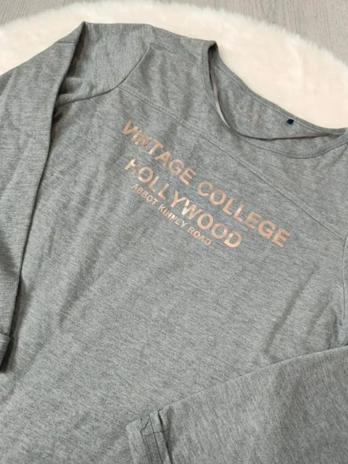 🩶 Sweat léger gris Esprit Sports - Taille M - photo numéro 3