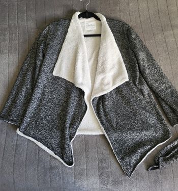 Gillet moelleux gris Etam taille S Femme