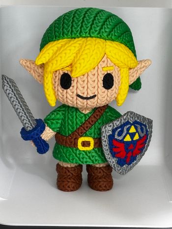 Figurine Link version tricoté 20 cm