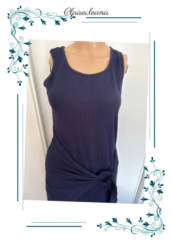 🛑robe bleu marine🛑T.36/38 - photo numéro 2