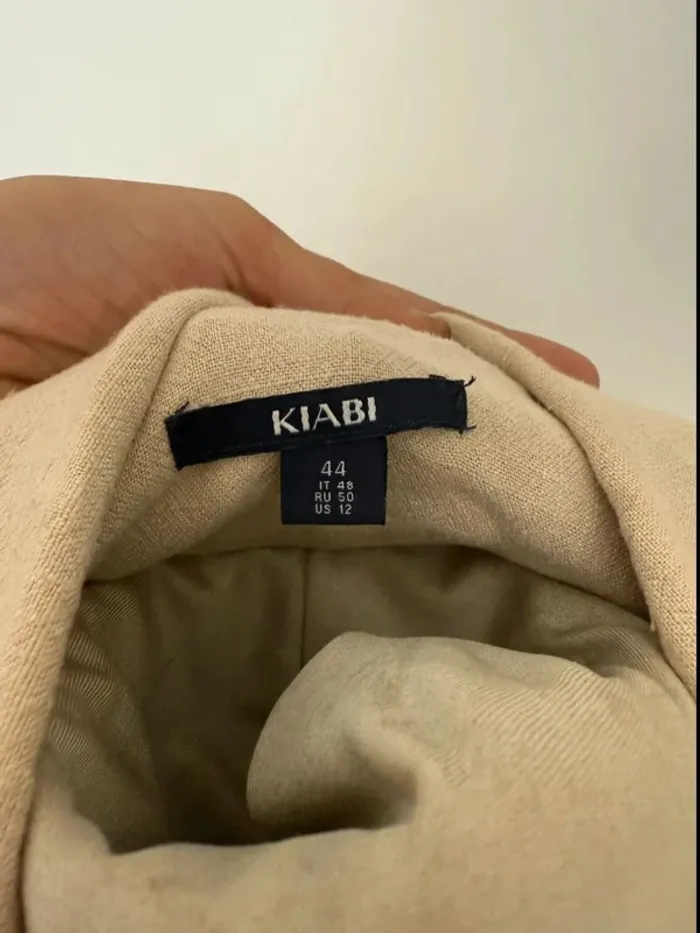 Blazer beige clair - Taille 44 - photo numéro 5