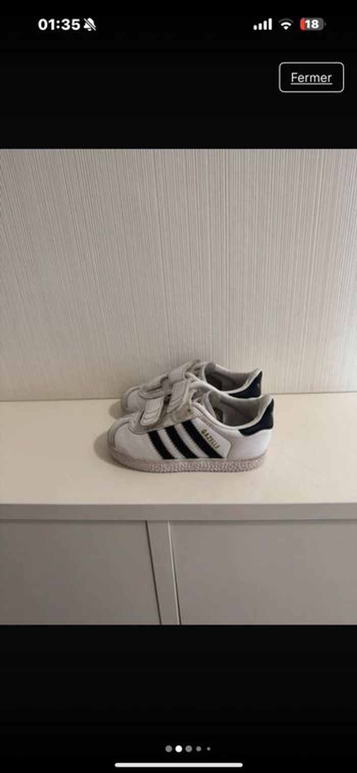 Adidas gazelle bebe taille 21. - photo numéro 5
