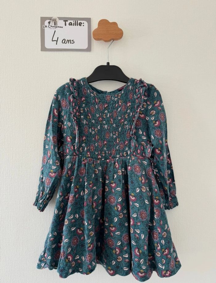 Robe manches longues - taille 4 ans 🌸