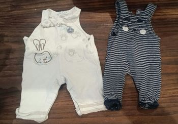 2 salopettes 1 mois
