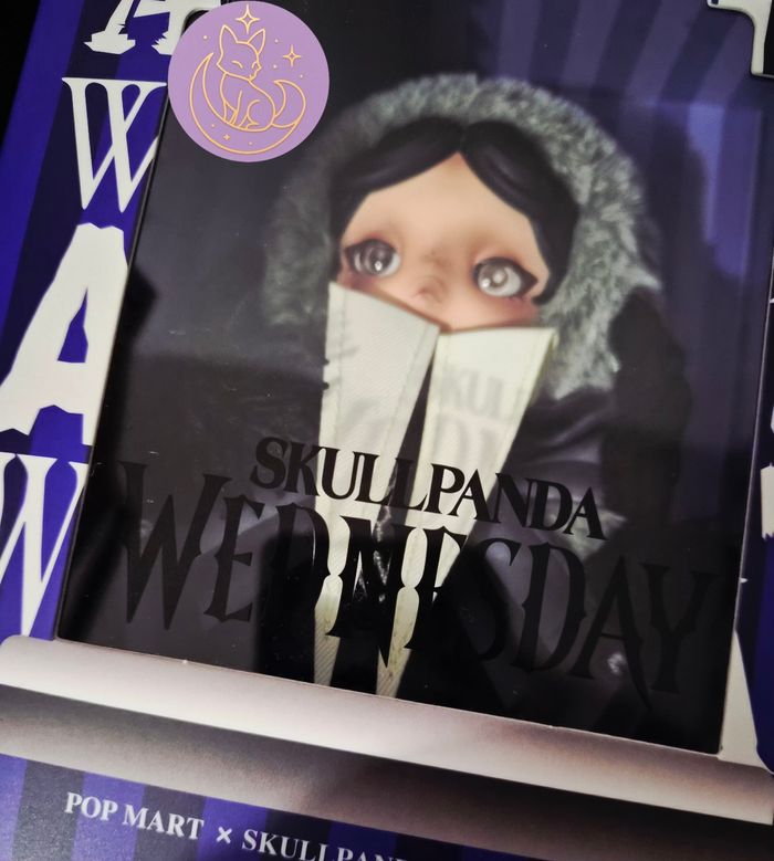 Skullpanda Wednesday (Pop Mart) Neuve, jamais ouverte - photo numéro 4