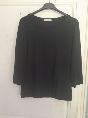 Pull noir en maille, marque Grain de malice, taille M