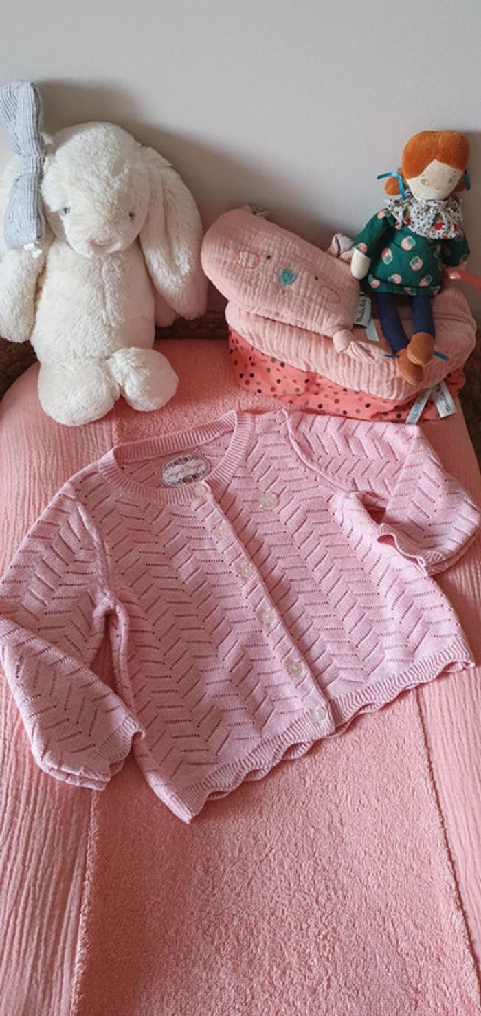 Gilet rose Sergent Major taille 9 mois