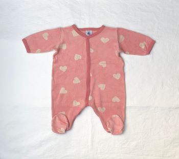 Pyjama velours Petit Bateau 3 mois