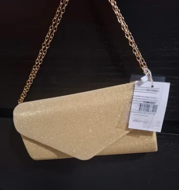 Pochette sac à main doré Neuf