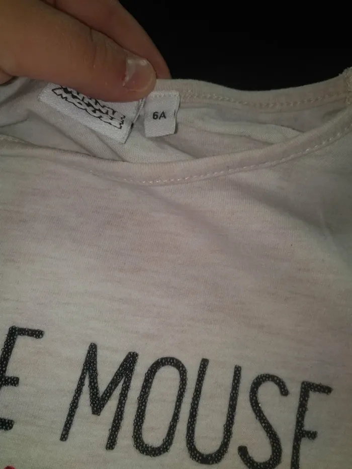 Tee shirt Fille Manches Courtes 6 ans - photo numéro 2