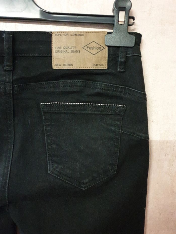 Jean skinny noir taille haute - photo numéro 5
