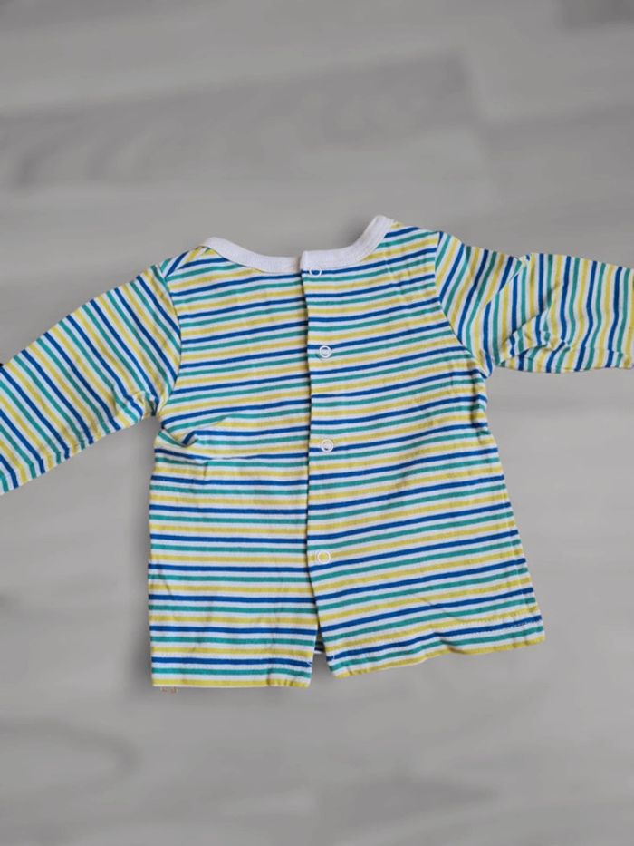 Ensemble garçon salopette velours t-shirt manches longues - photo numéro 8