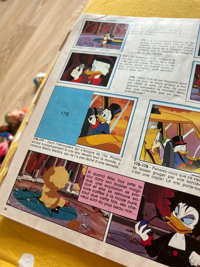 Livre à vignette panini - complet à 95 % 1987 Disney ducktales - la bande à picsou - photo numéro 14
