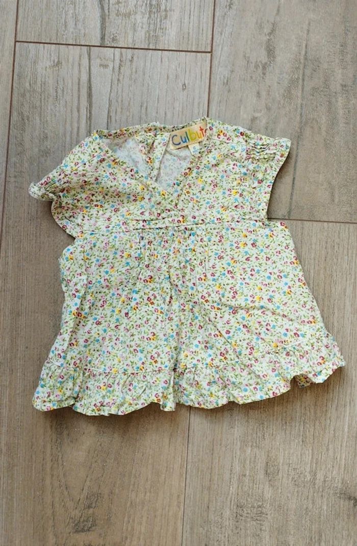 Blouse fleurie Culbuto 6 mois